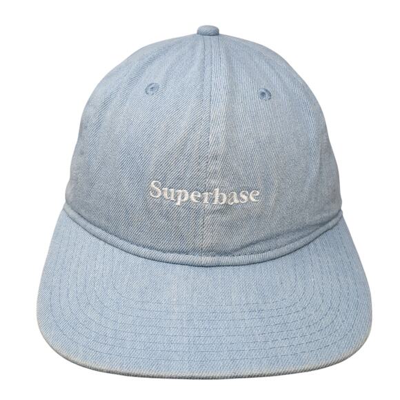 Superbase Slideback Baseball Cap Blue One Size Adjustable Embroidered Pukka - Picture 1 of 10